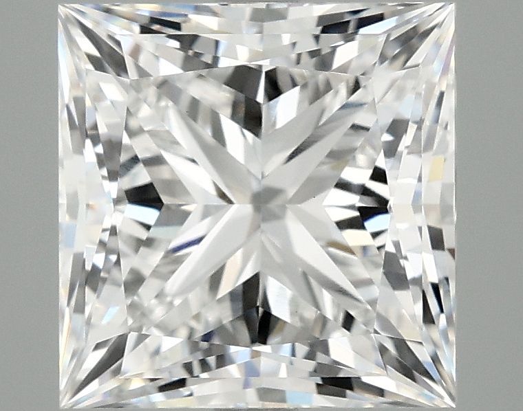 4.18 ct. princess Lab Grown Diamond front image