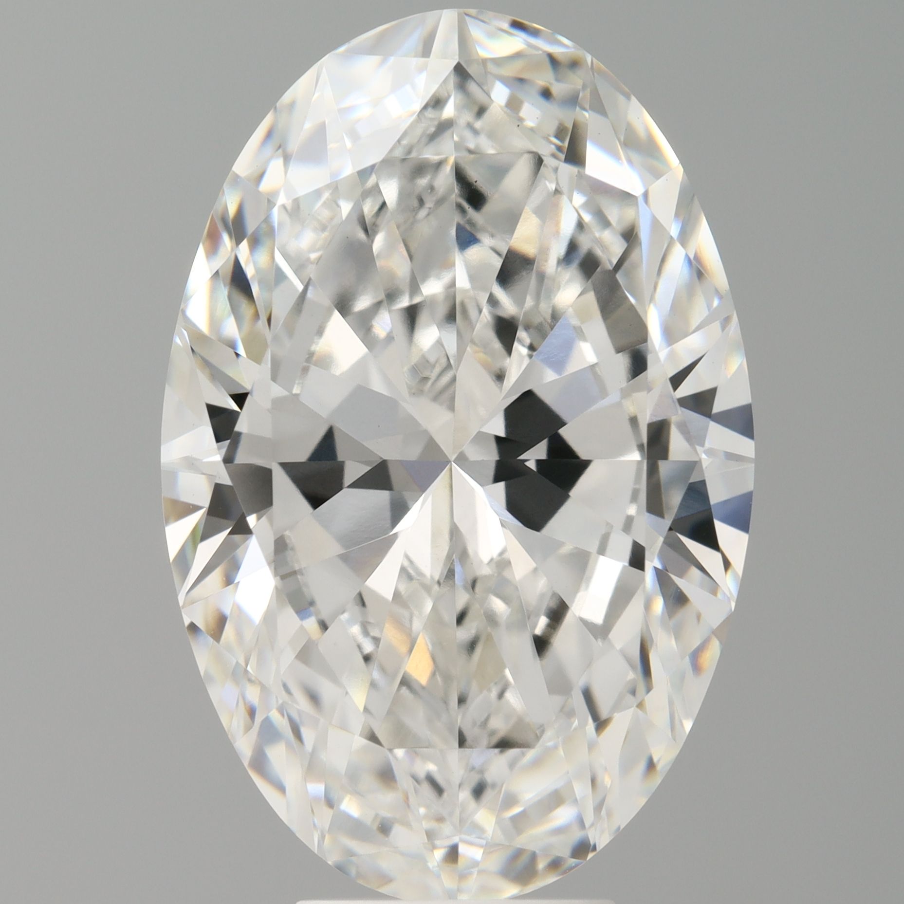 7.58 ct. oval Lab Grown Diamond front image