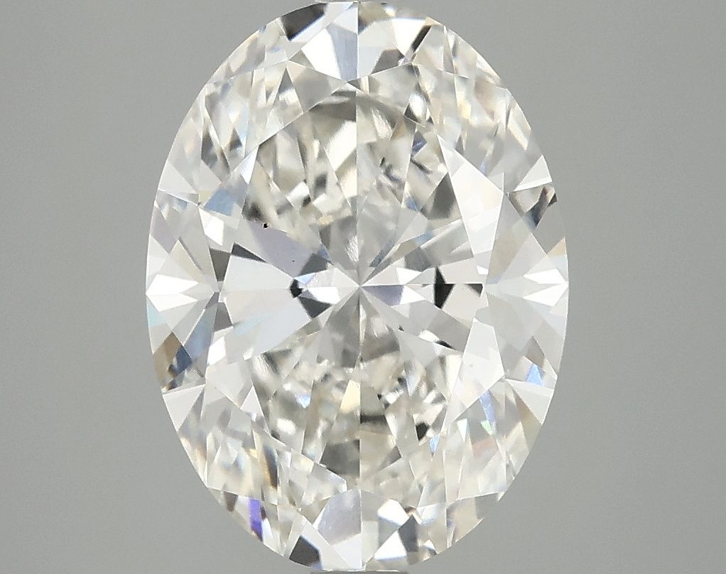 3.93 ct. oval Lab Grown Diamond front image