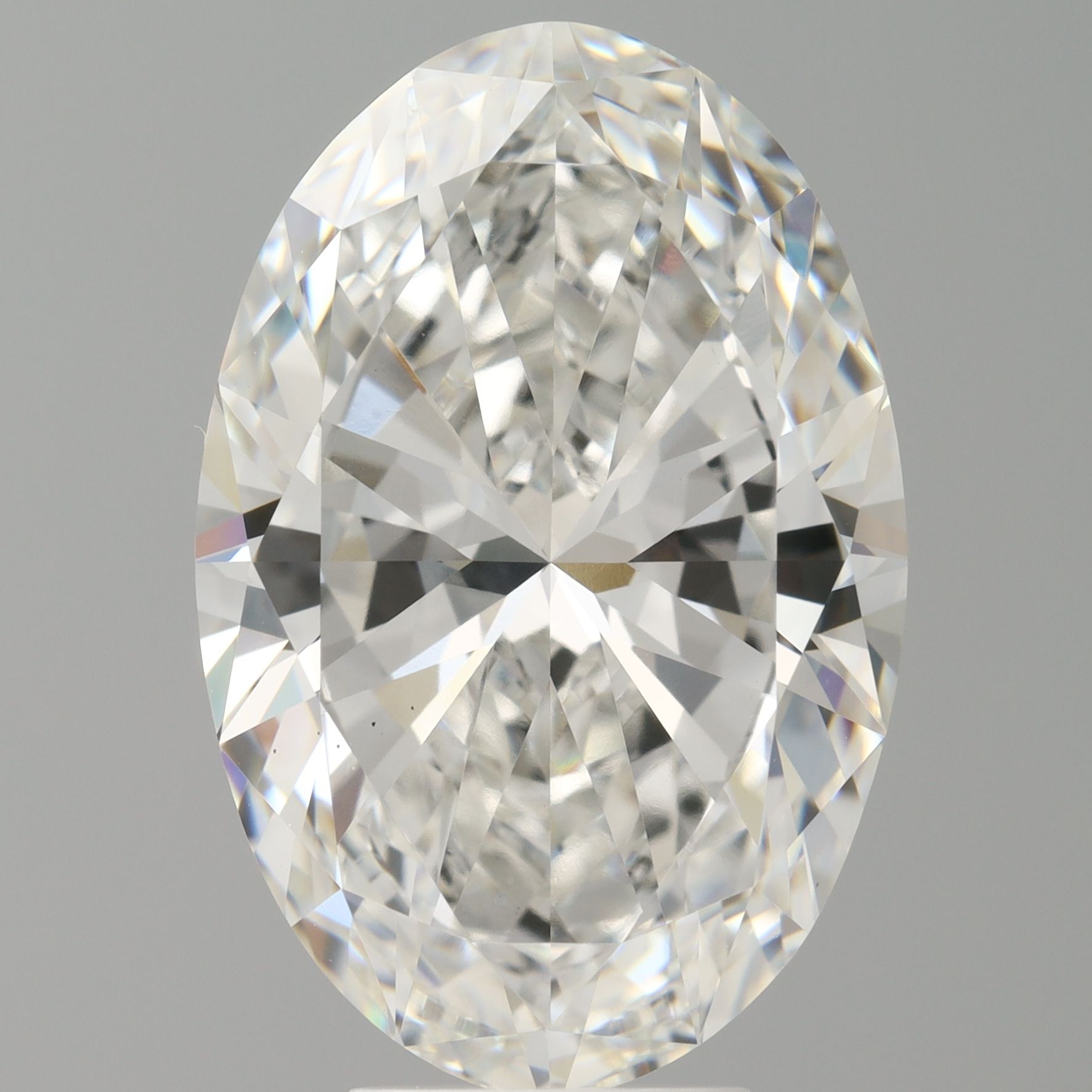 6.50 ct. oval Lab Grown Diamond front image