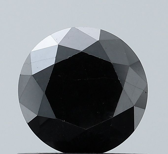 0.94 Carat Round Diamond Black VVS2