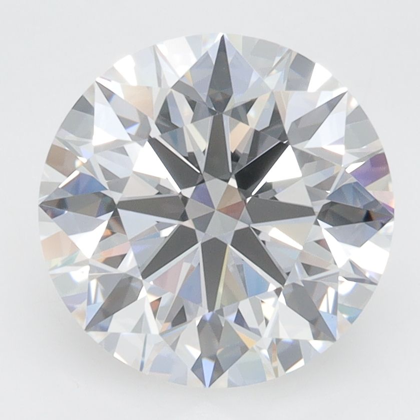 Diament LG okrągły, 3.45 ct, E, VVS1, szlif EX