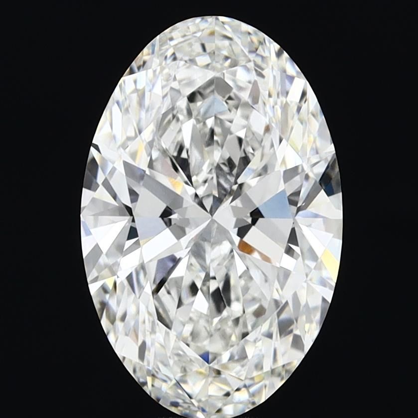 7.03 ct. oval Lab Grown Diamond front image
