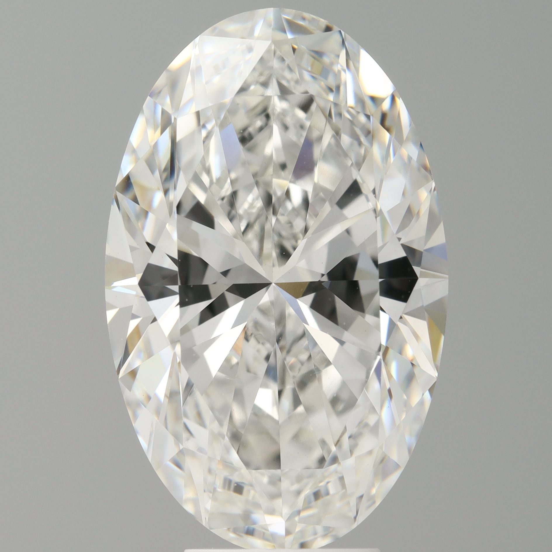 7.06 ct. oval Lab Grown Diamond front image