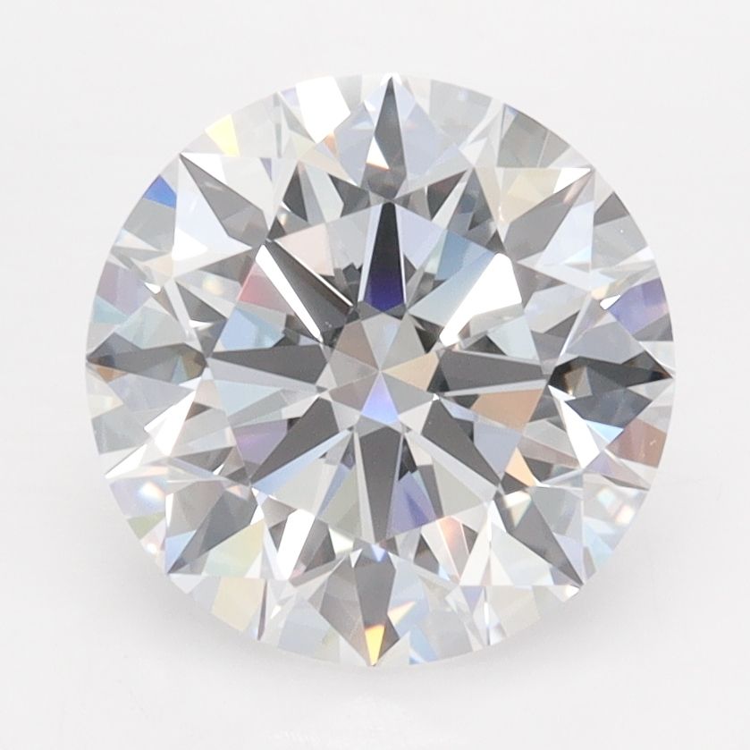 Diament LG okrągły, 2.9 ct, D, IF, szlif ID