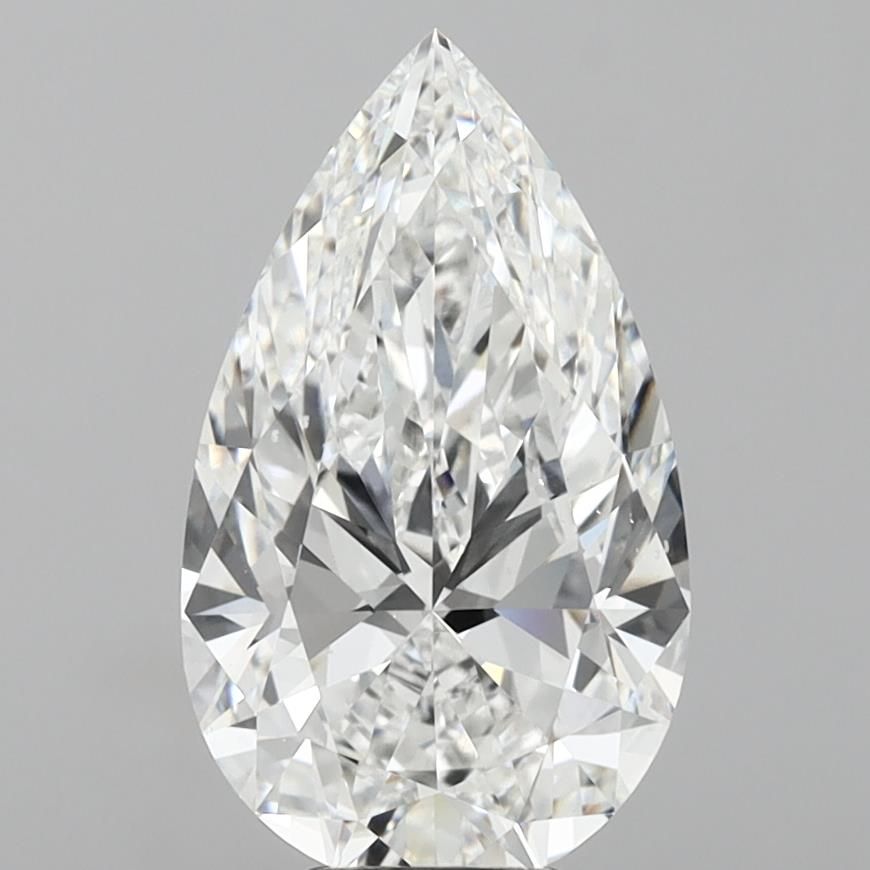 7.01 ct. pear Lab Grown Diamond front image