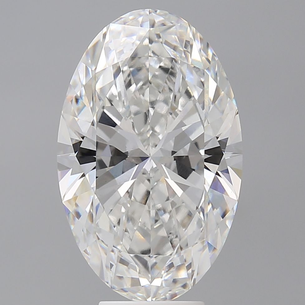 7.09 ct. oval Lab Grown Diamond front image
