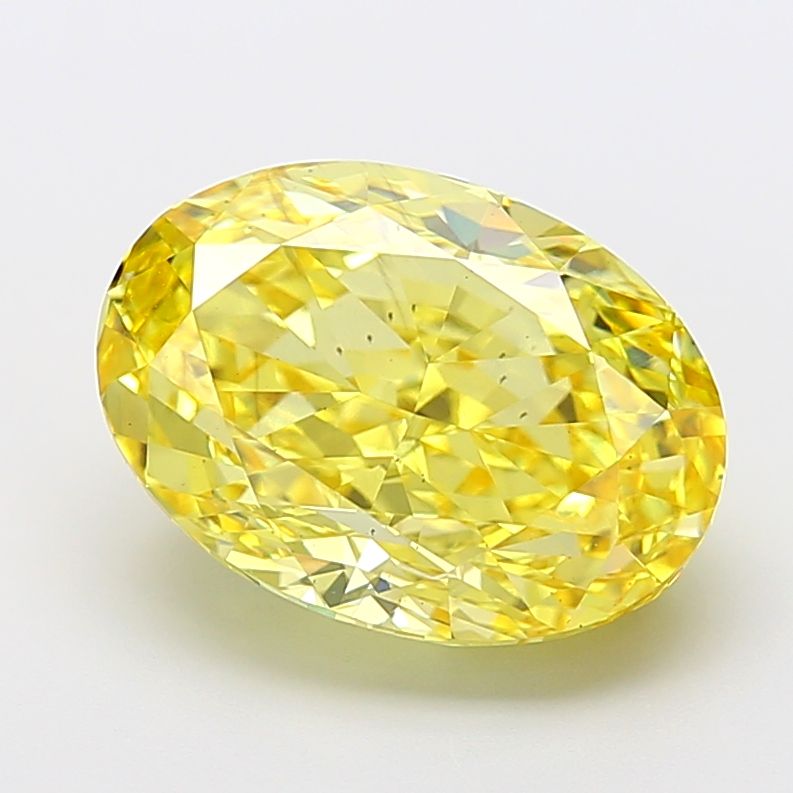 7.03 ct. oval Lab Grown Diamond front image