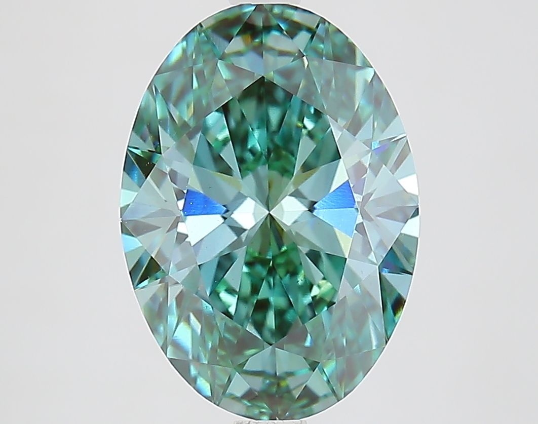 3.64 ct. oval Lab Grown Diamond front image
