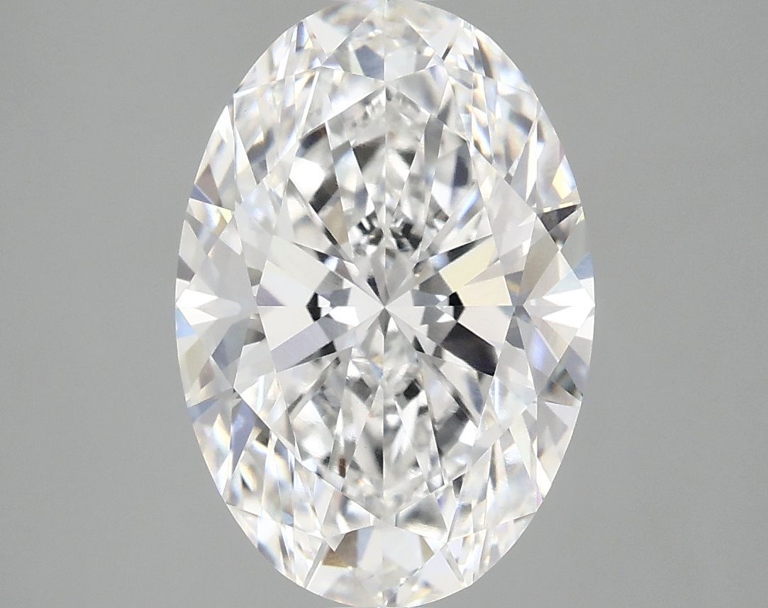 3.92 ct. oval Lab Grown Diamond front image