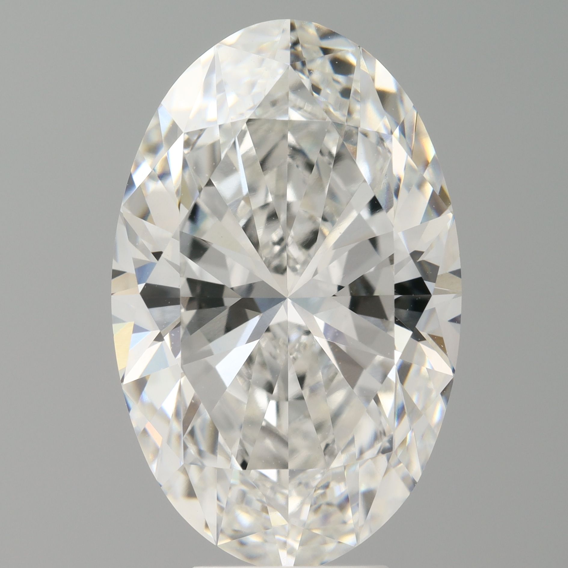 7.09 ct. oval Lab Grown Diamond front image