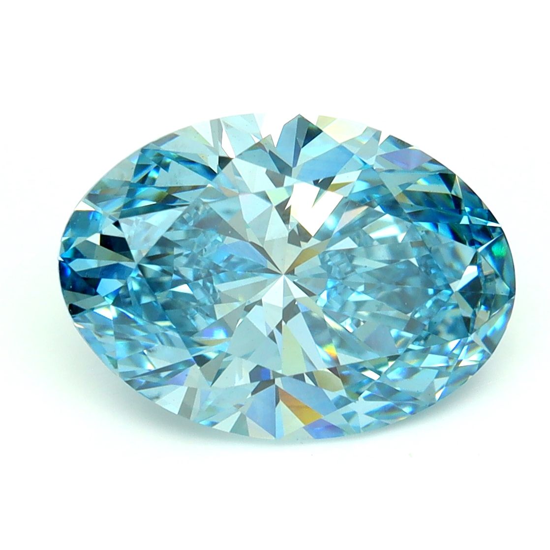 4.02 ct. oval Lab Grown Diamond front image