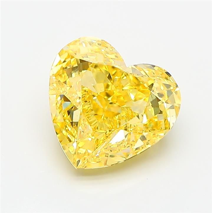 3.76 ct. heart Lab Grown Diamond front image