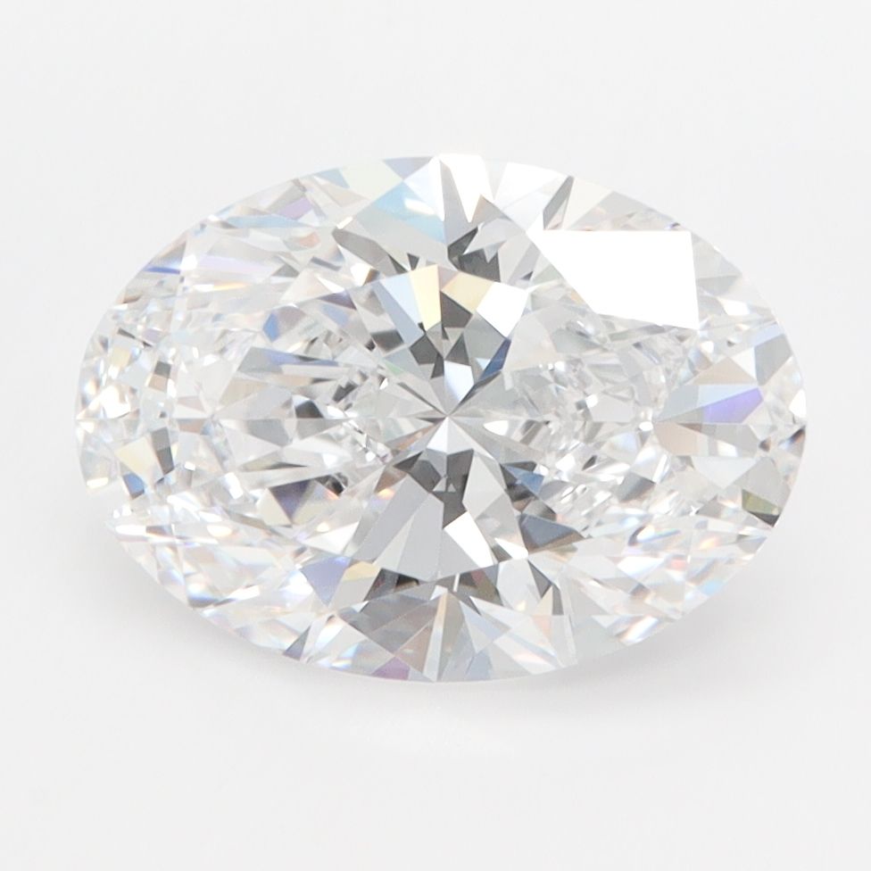 Diament LG owalny, 3 ct, D, VVS1