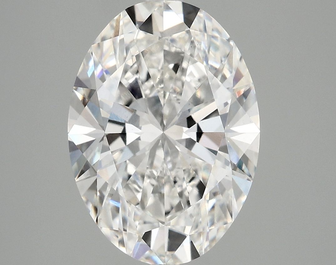 3.92 ct. oval Lab Grown Diamond front image
