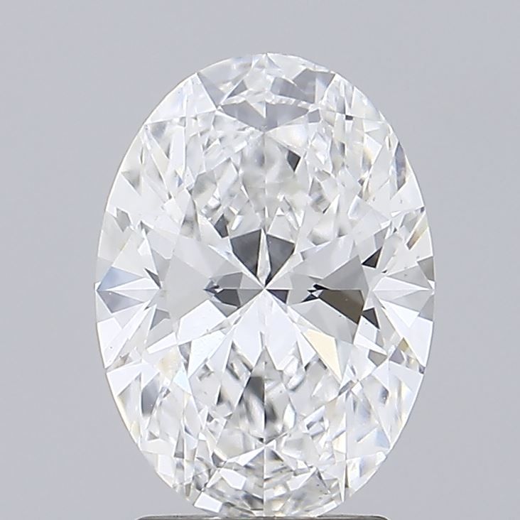 2.66 ct. oval Lab Grown Diamond front image