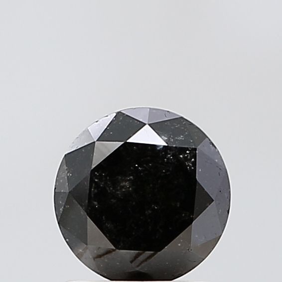 1.35 Carat Round Diamond Fancy Black VVS2