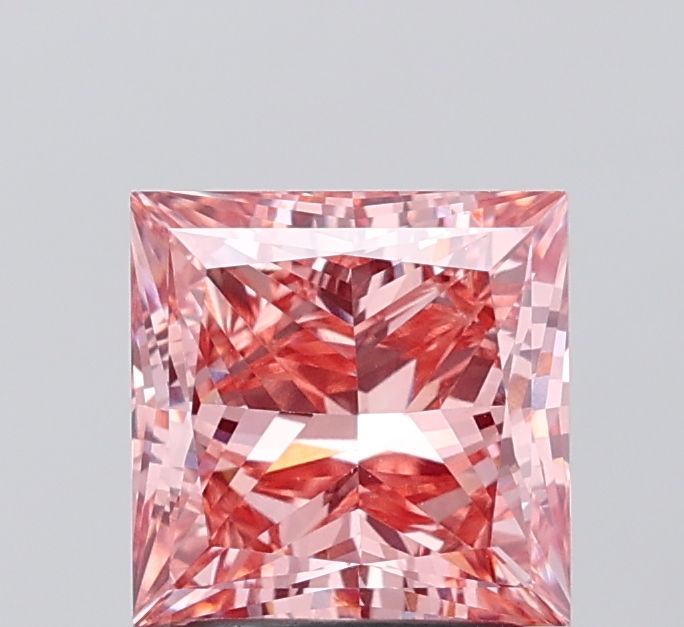 2.10 ct. princess Lab Grown Diamond front image