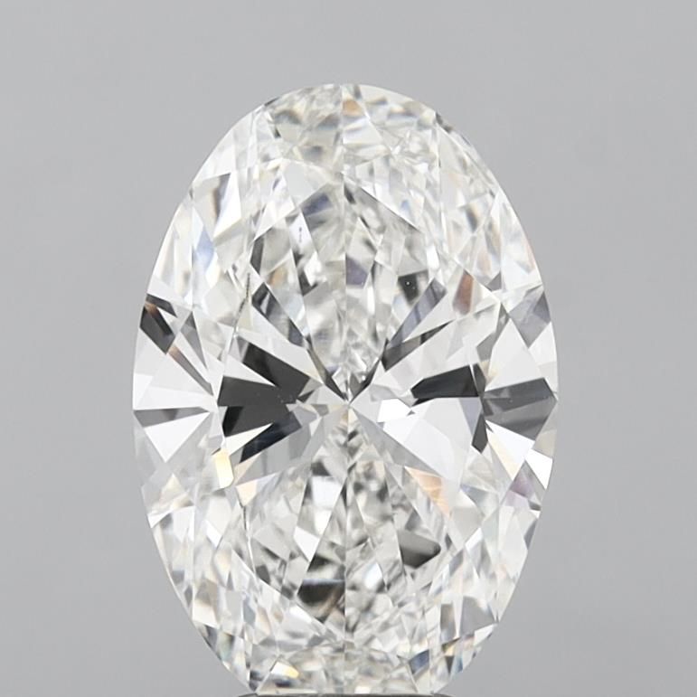 5.01 ct. oval Lab Grown Diamond front image