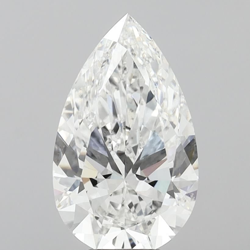 6.01 ct. pear Lab Grown Diamond front image
