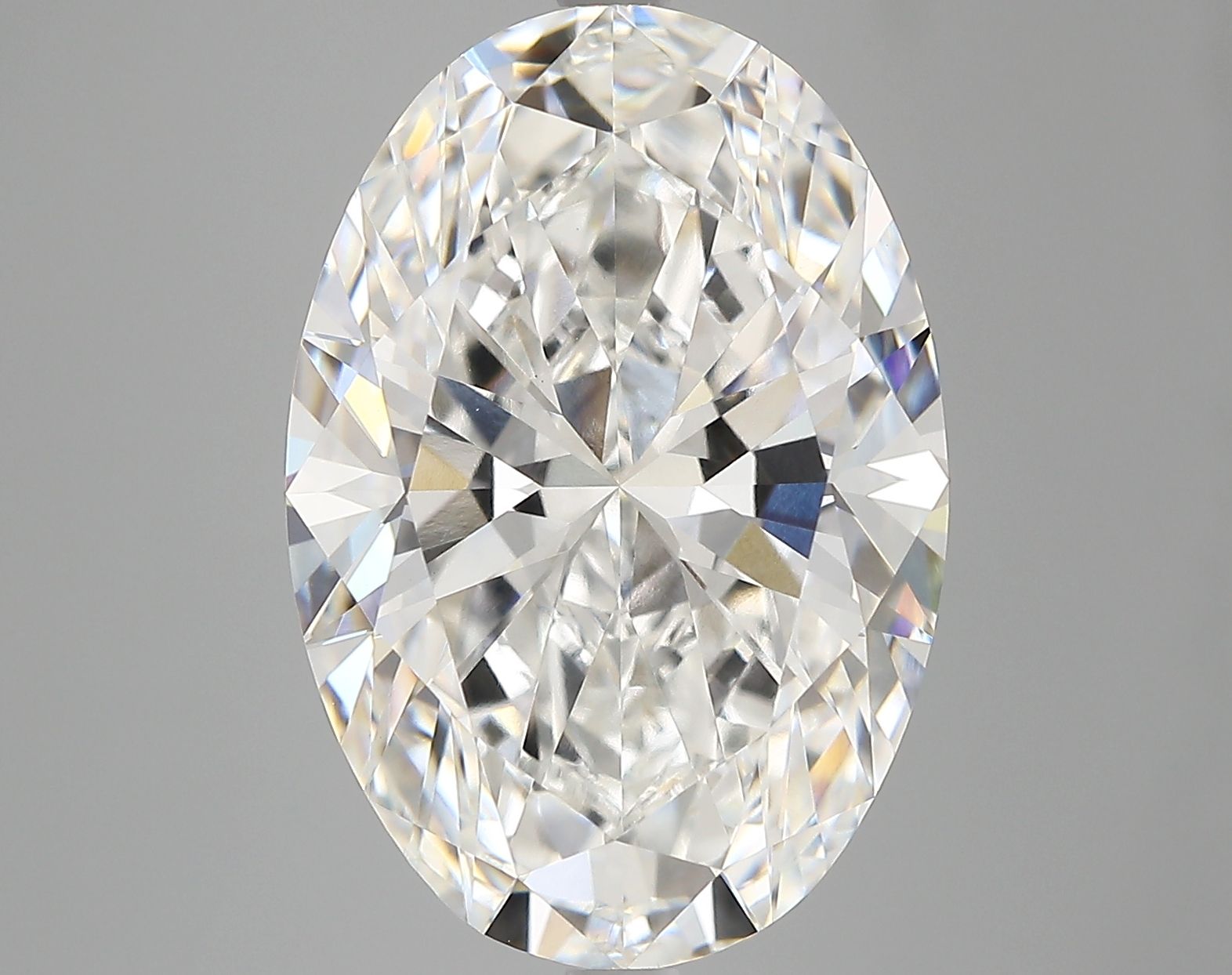 8.08 ct. oval Lab Grown Diamond front image