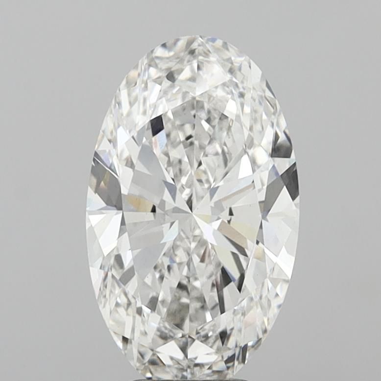 5.07 ct. oval Lab Grown Diamond front image