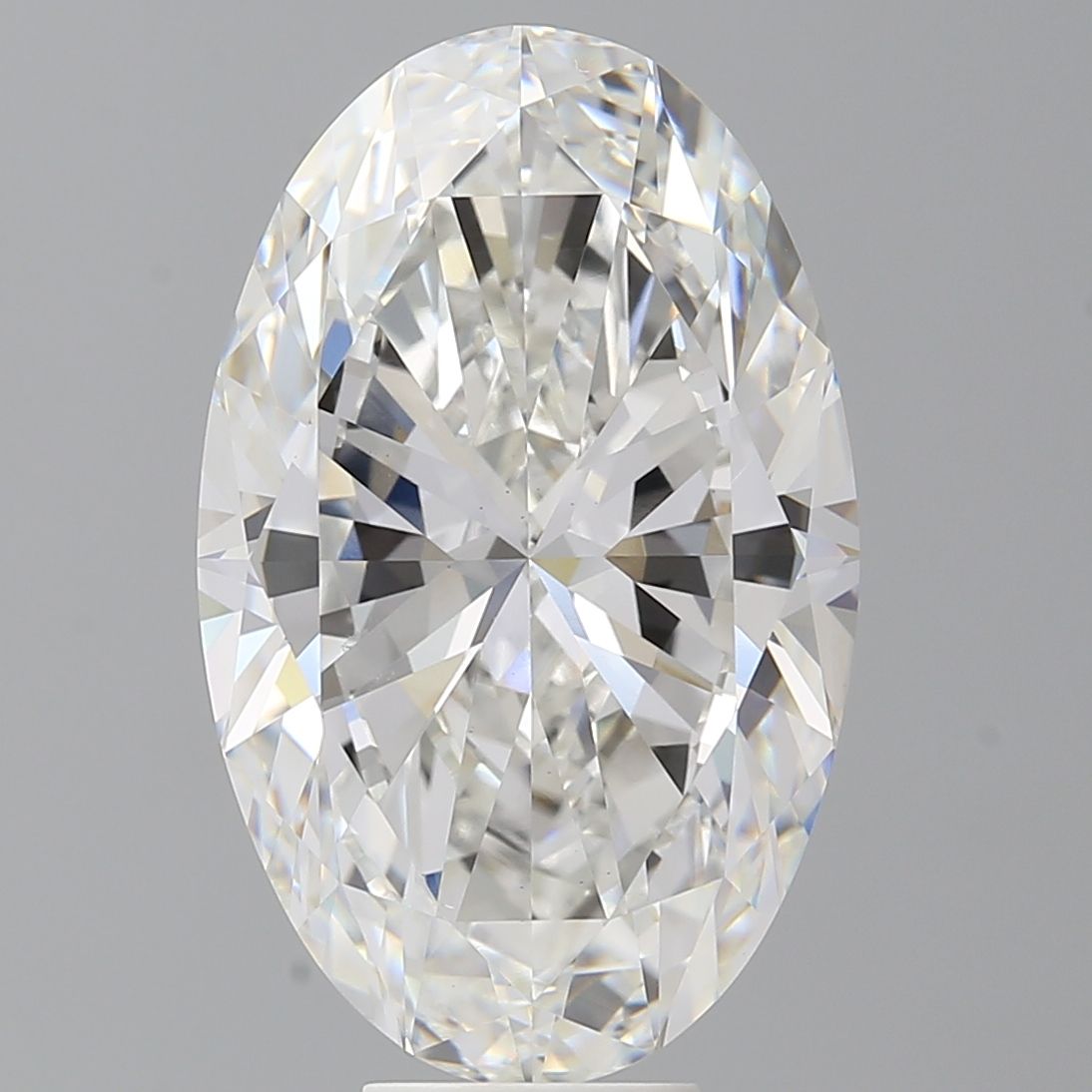9.77 ct. oval Lab Grown Diamond front image
