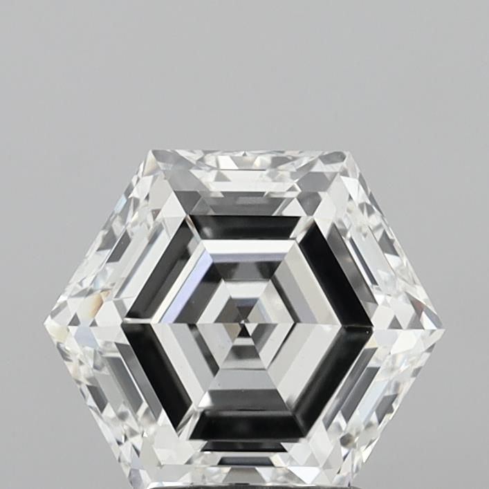 2.58 ct lab-grown Hexagonal Diamond