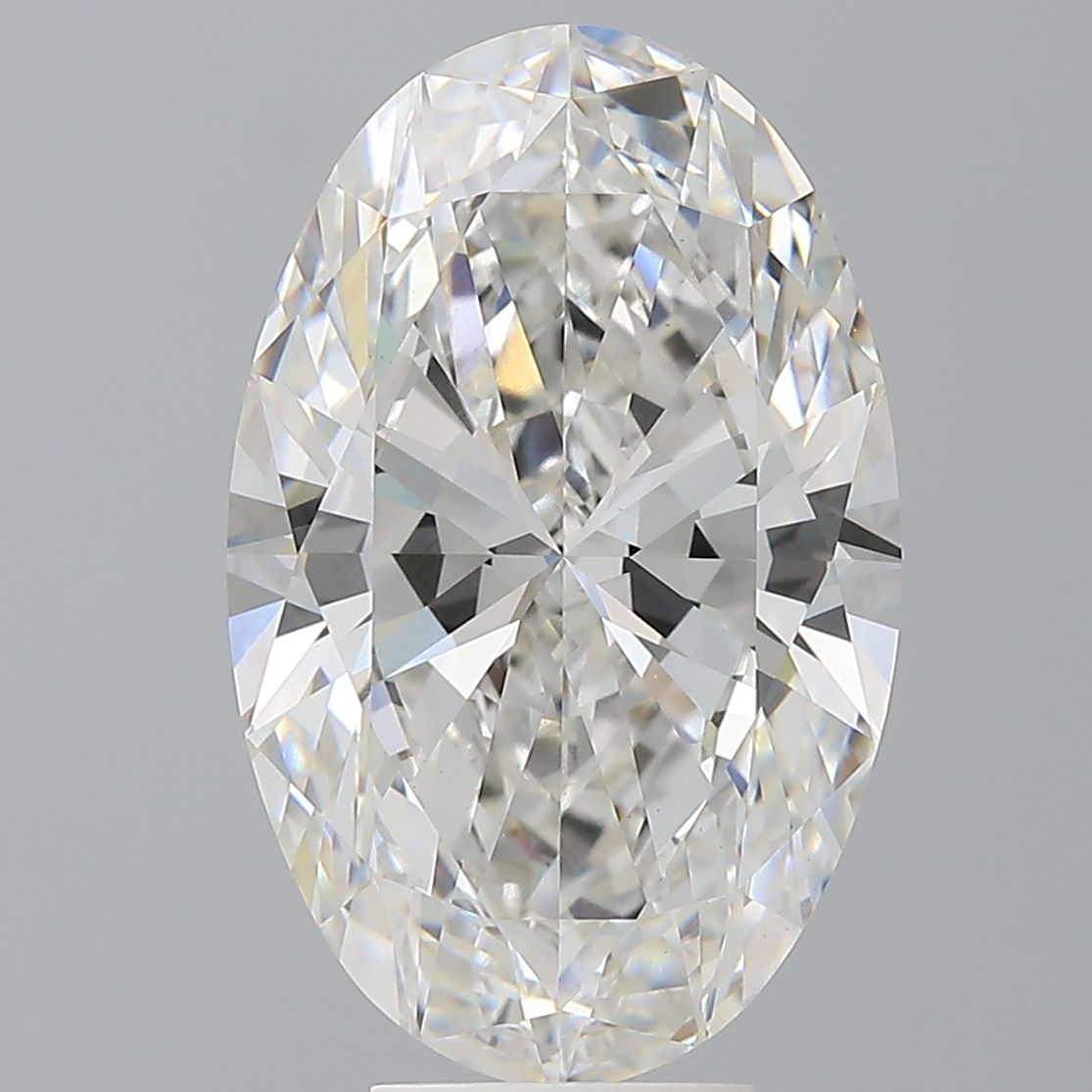 7.09 ct. oval Lab Grown Diamond front image