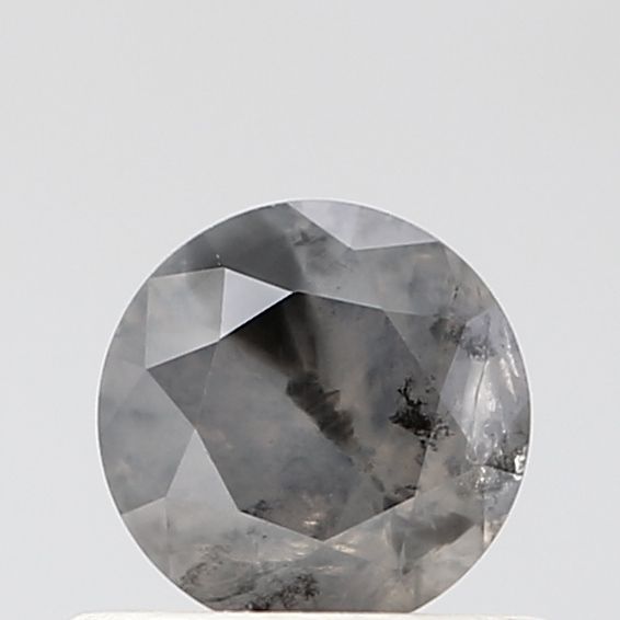 0.52 Carat Round Diamond Salt and Pepper VS1