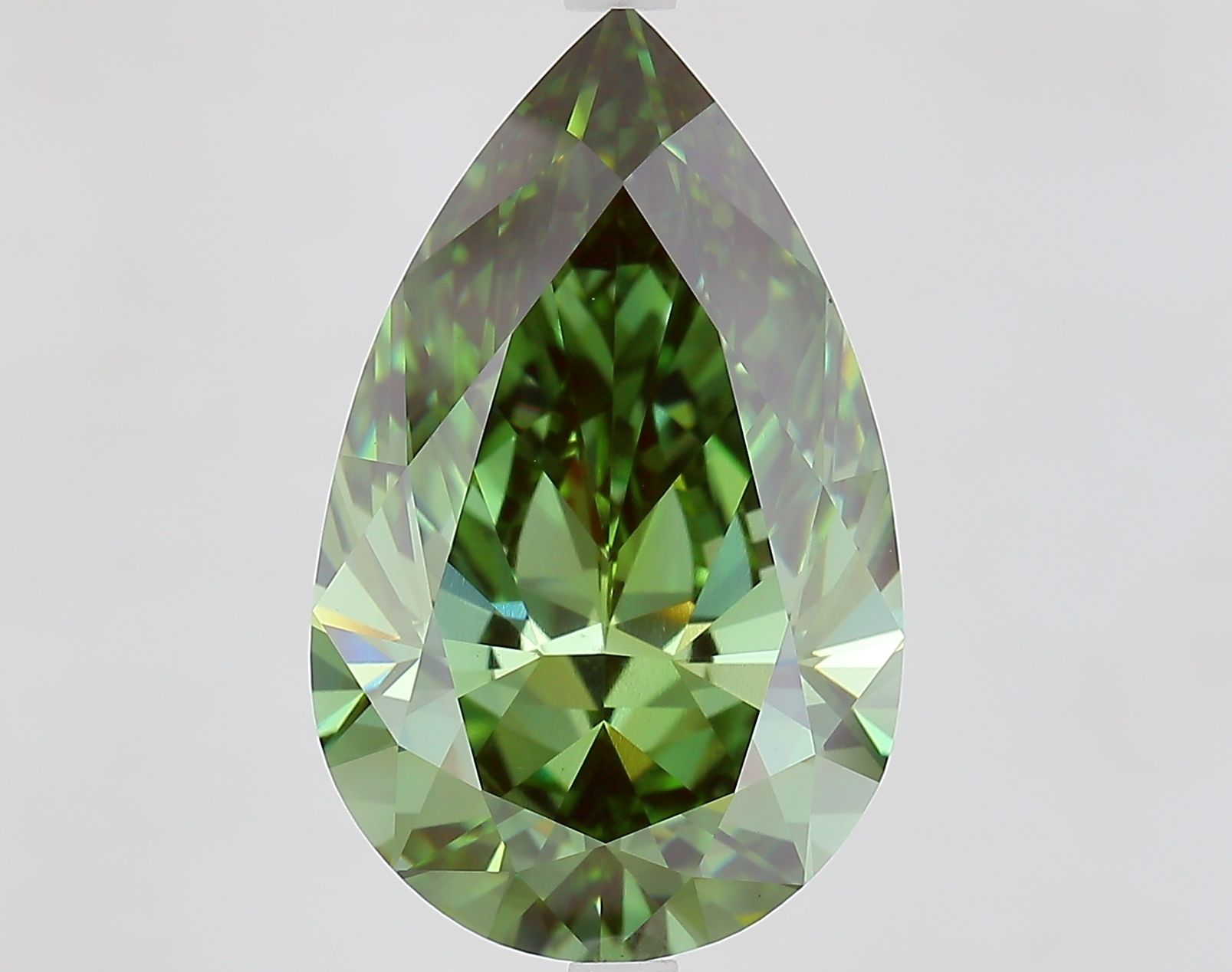9.01 ct. pear Lab Grown Diamond front image