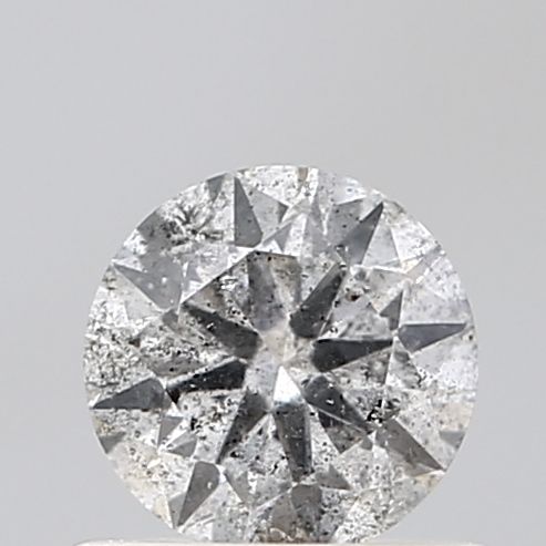 0.54 Carat Round Diamond Salt and Pepper VVS1