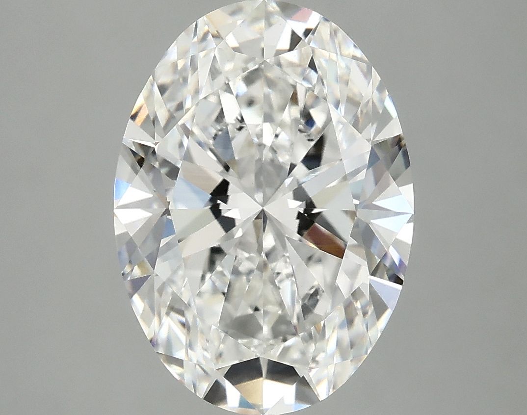 4.09 ct. oval Lab Grown Diamond front image