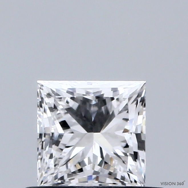 0.58 ct lab-grown Princess Diamond