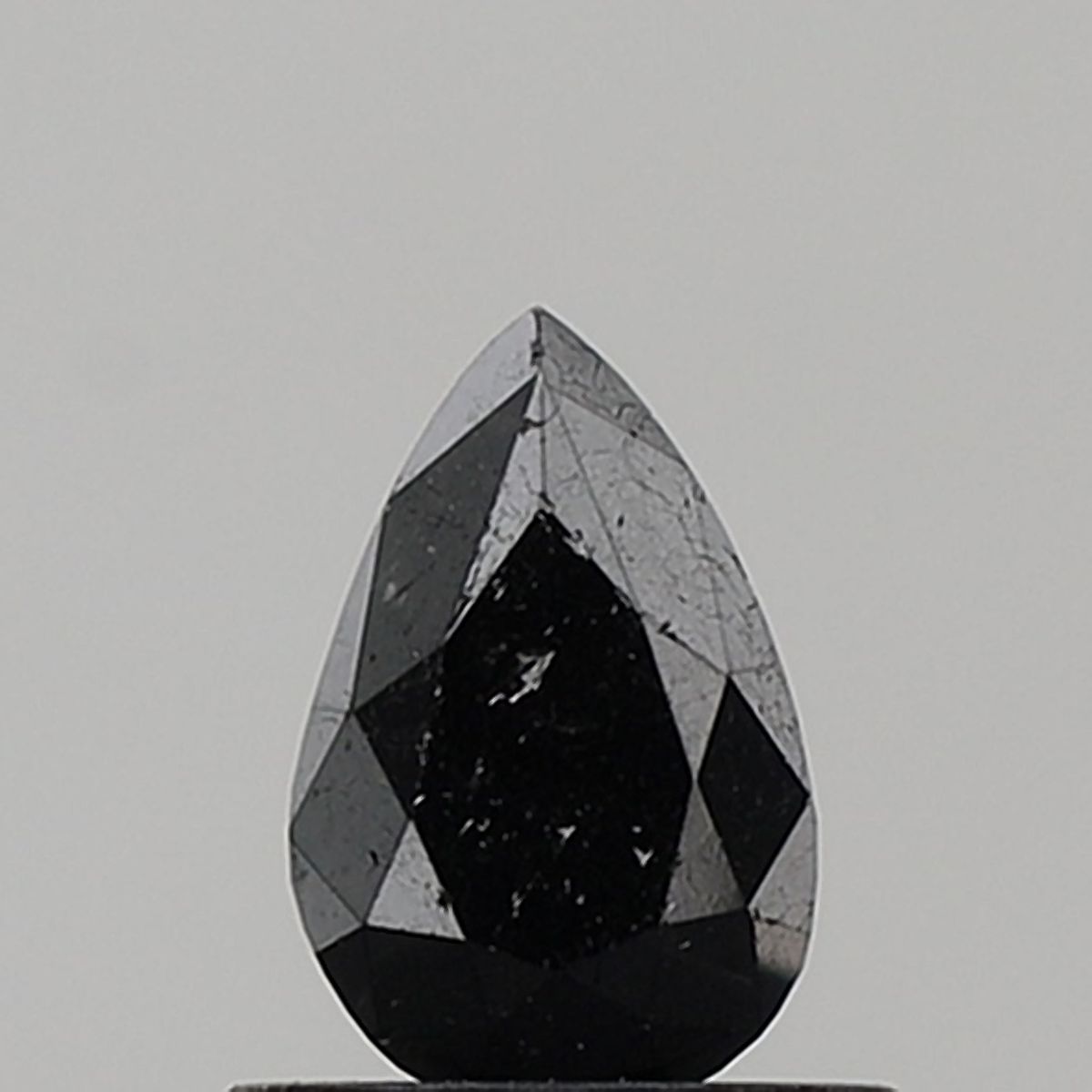 0.66 Carat Pear Diamond Black VS2