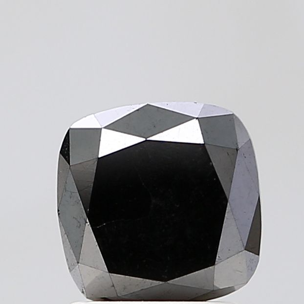 1.85 Carat Cushion brilliant Diamond Fancy Black VVS2