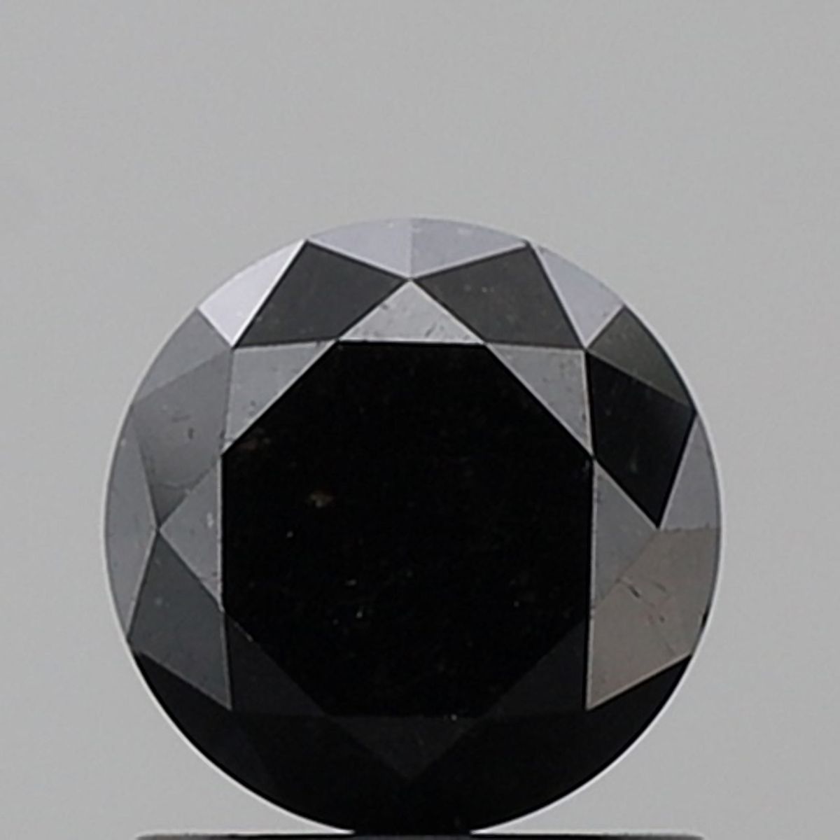 1.23 Carat Round Diamond Fancy Black VVS2
