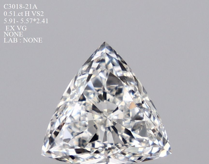 0.51 ct Triangular Diamond