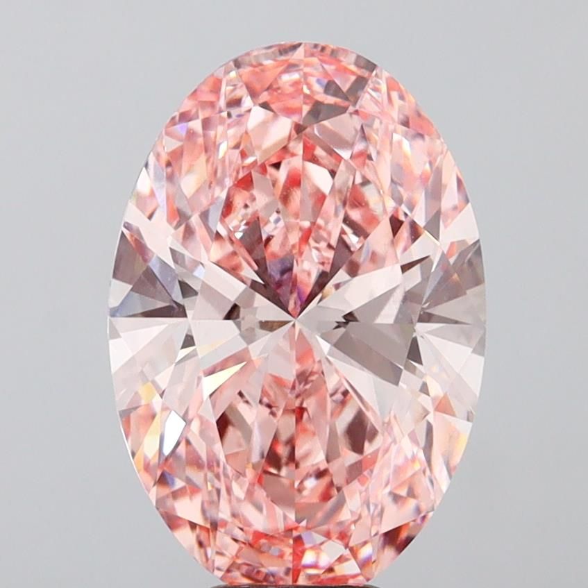 8.06 ct. oval Lab Grown Diamond front image