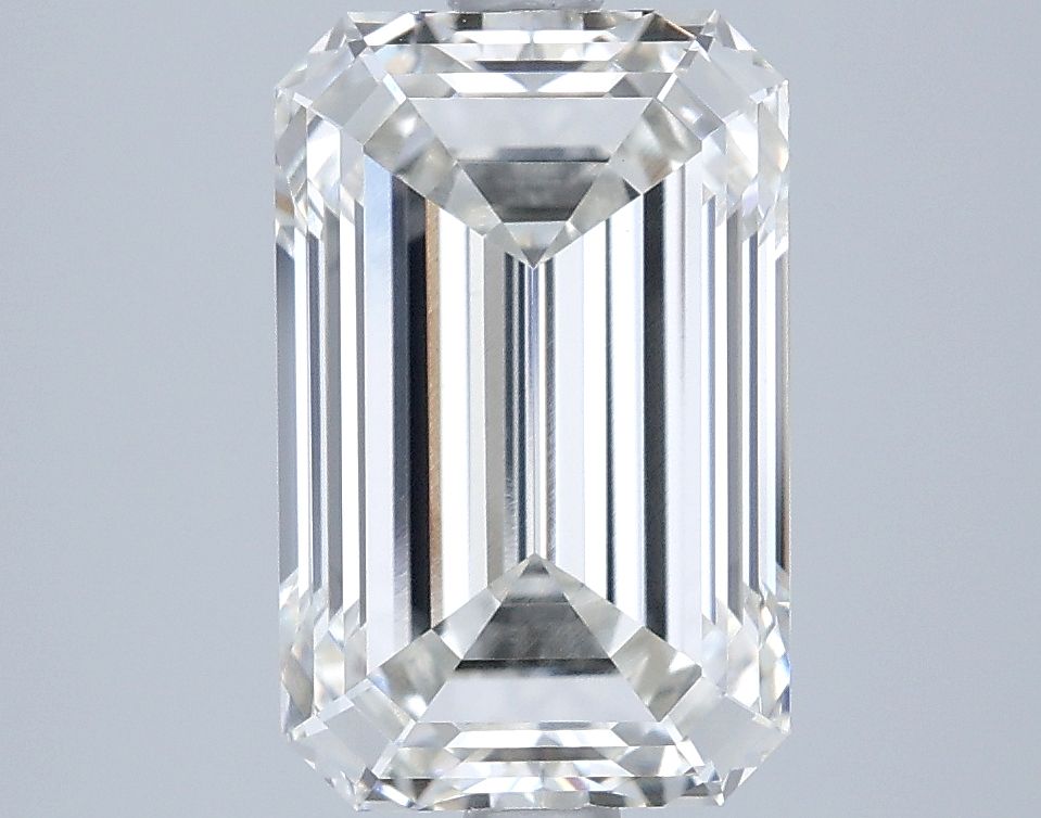 3.78 ct. emerald Lab Grown Diamond front image