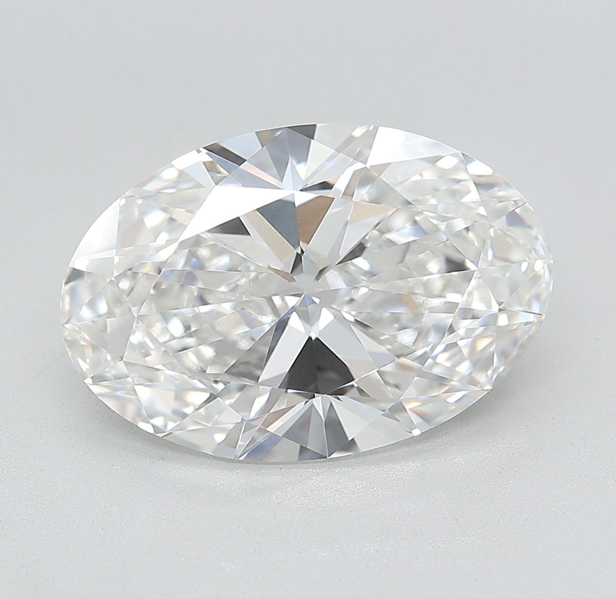 5.07 ct. oval Lab Grown Diamond front image
