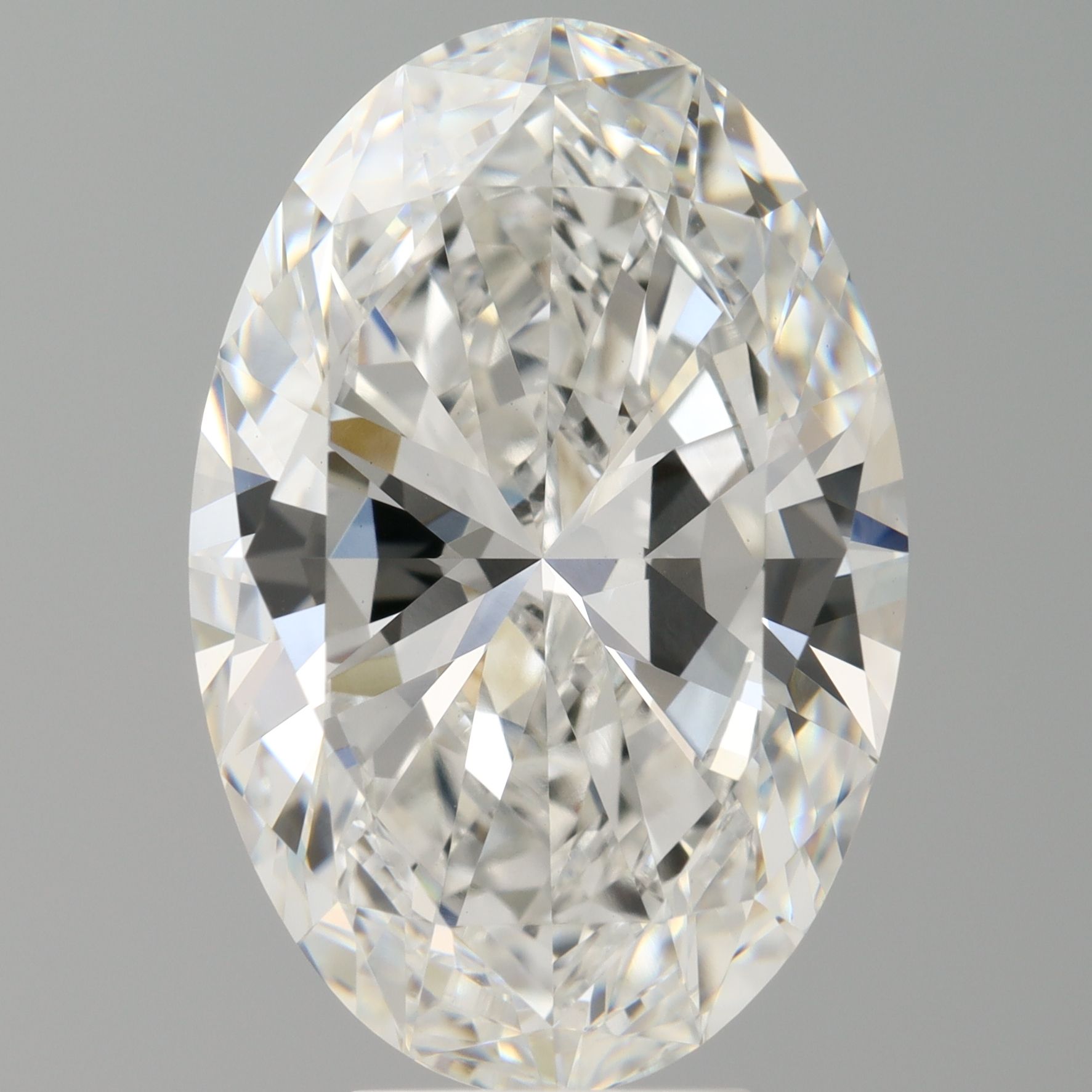 6.54 ct. oval Lab Grown Diamond front image