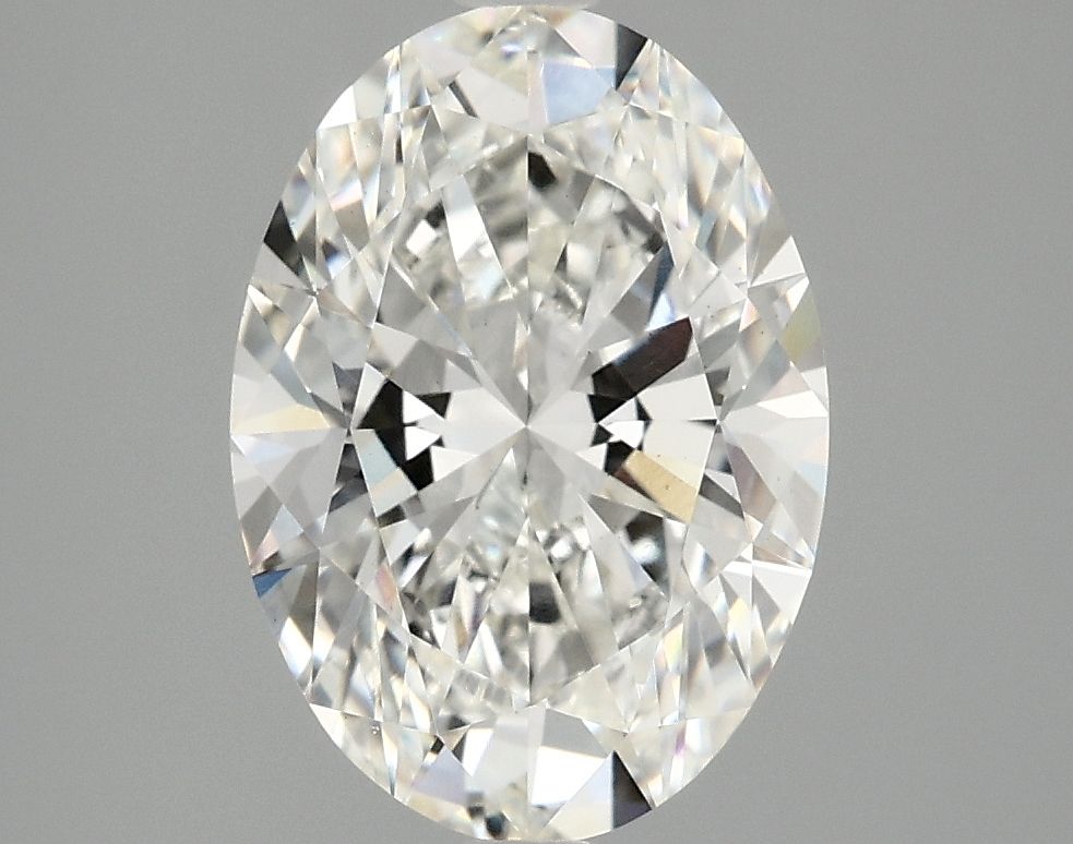 3.02 ct. oval Lab Grown Diamond front image