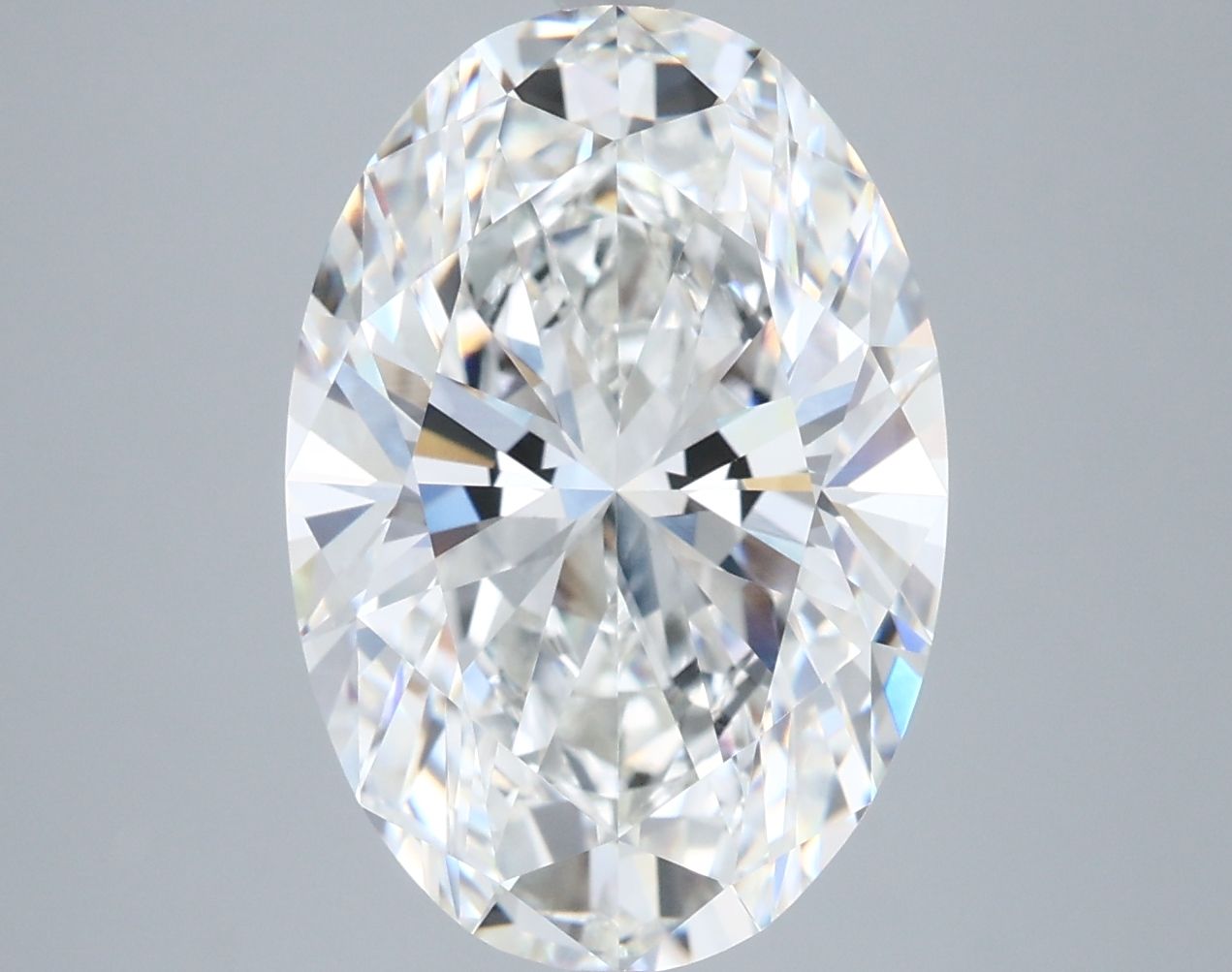 6.07 ct. oval Lab Grown Diamond front image
