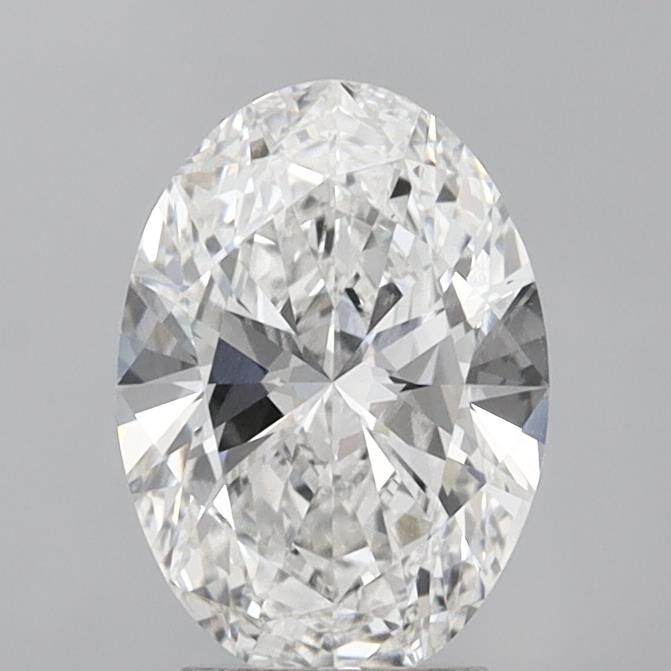 3.02 ct. oval Lab Grown Diamond front image
