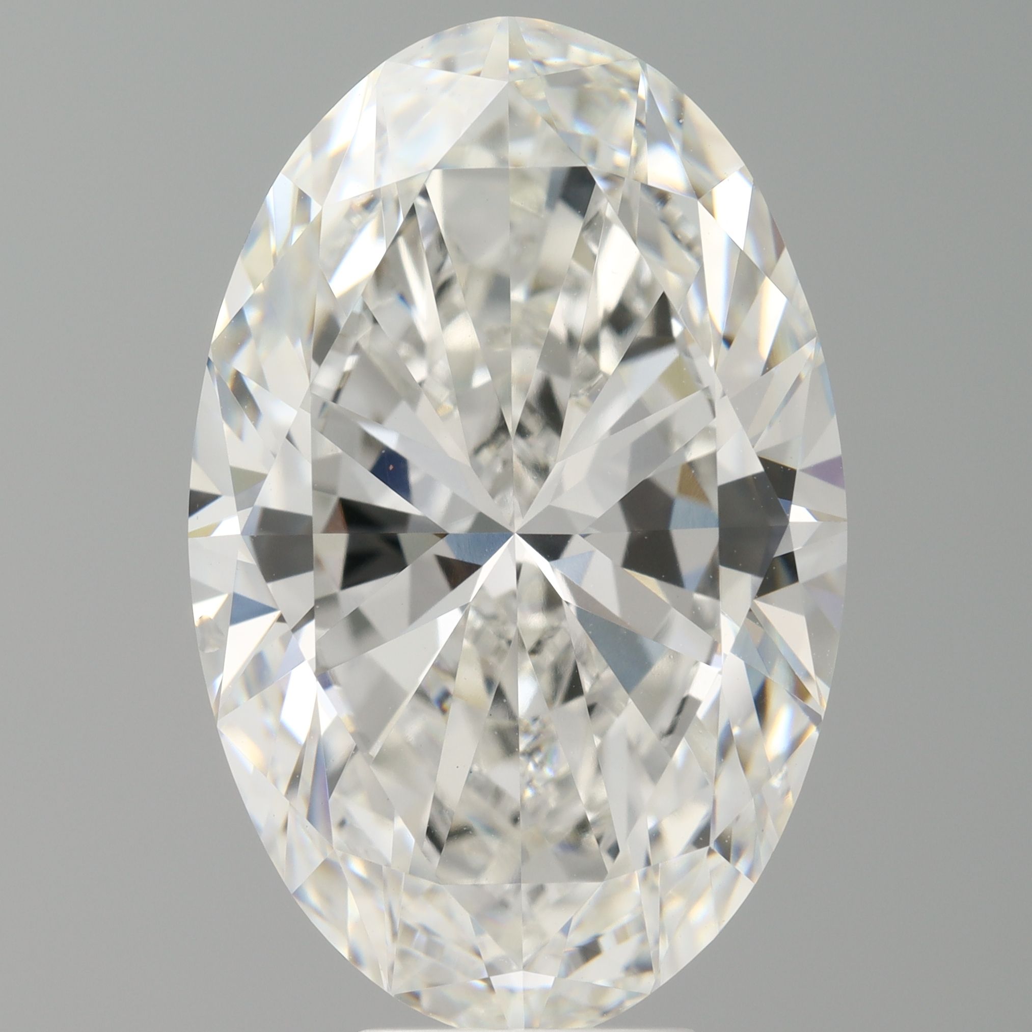 9.10 ct. oval Lab Grown Diamond front image