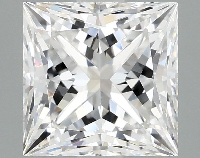 2.10 ct. princess Lab Grown Diamond front image