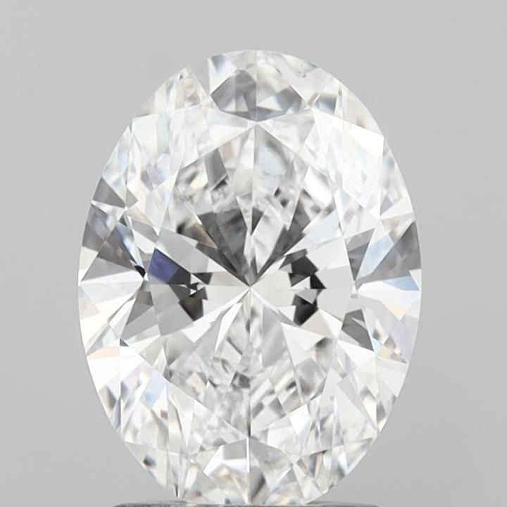 1.74 ct. oval Lab Grown Diamond front image