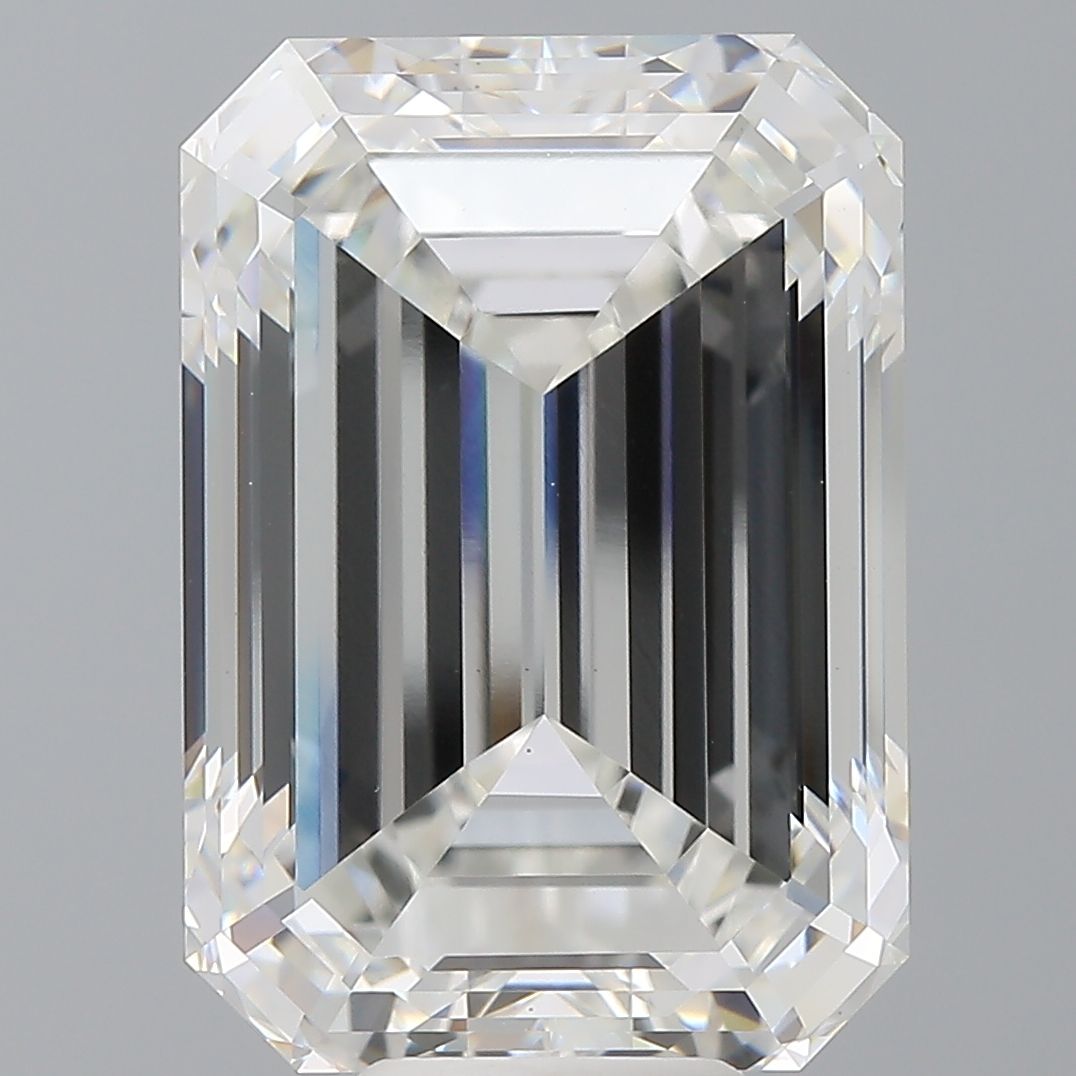 12.27 ct. emerald Lab Grown Diamond front image