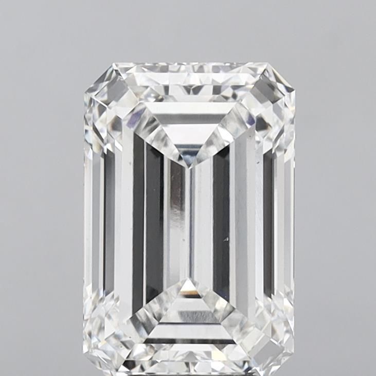 6.07 ct. emerald Lab Grown Diamond front image